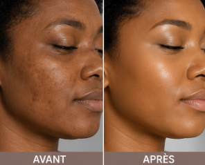 Résultat avant après savon Alada